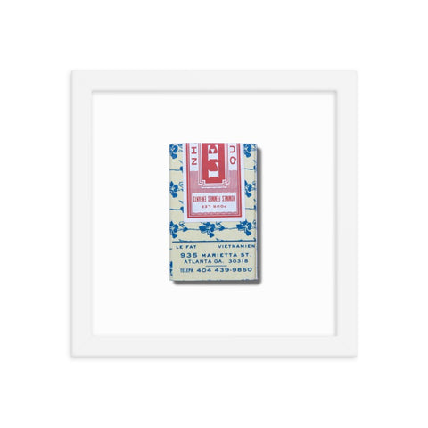 Le Fat Framed Print - Liza Pruitt
