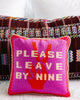 Leave by Nine Needlepoint Pillow - Liza Pruitt