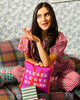 Leave by Nine Needlepoint Pillow - Liza Pruitt