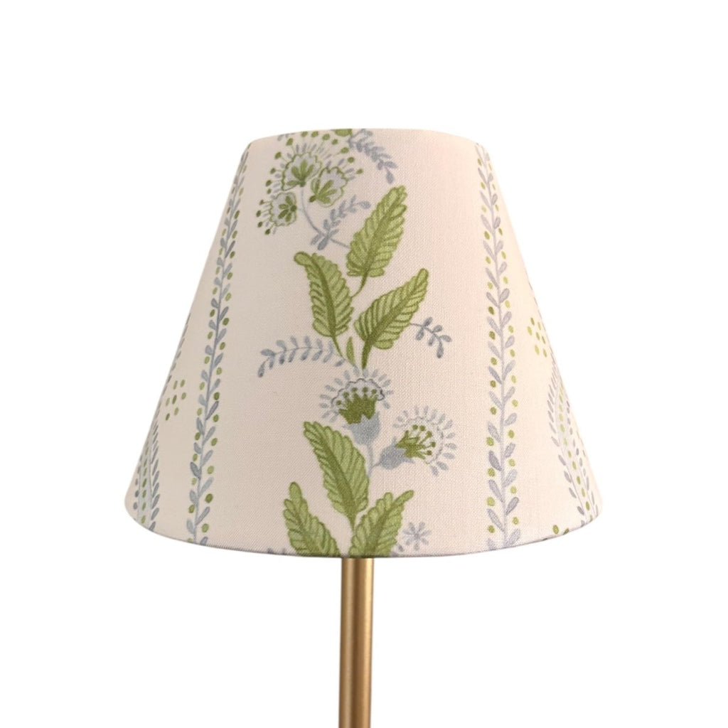 LED Lamp Shade Cover | Blue Rattan - Liza Pruitt
