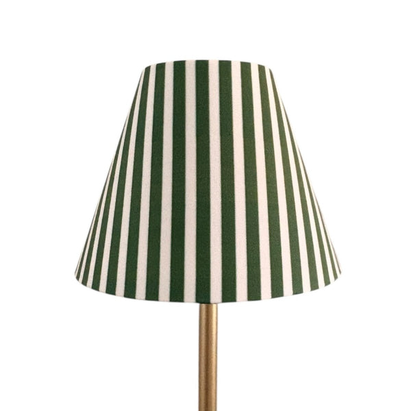 LED Lamp Shade Cover | Green Stripe - Liza Pruitt