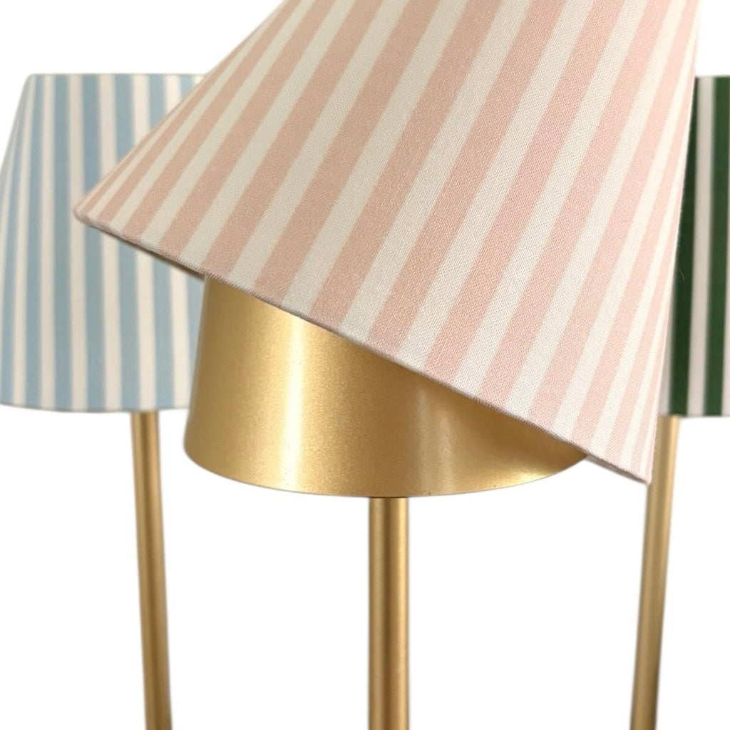 LED Lamp Shade Cover | Pink Stripe - Liza Pruitt