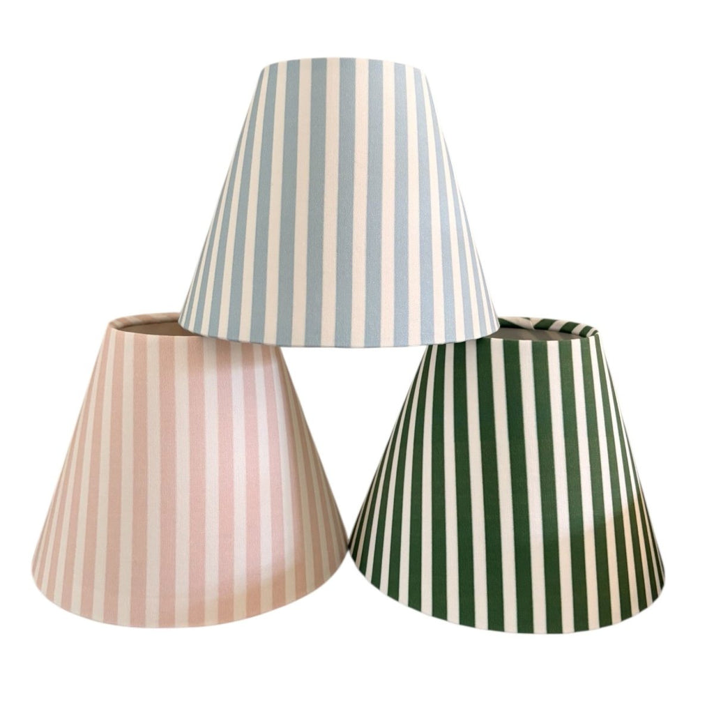 LED Lamp Shade Cover | Pink Stripe - Liza Pruitt
