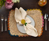 Lemon Napkin Ring – 3.5” Handwoven Iraca Palm – Artisan Summer Table Decor from Colombia - Liza Pruitt