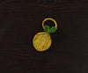 Lemon Napkin Ring – 3.5” Handwoven Iraca Palm – Artisan Summer Table Decor from Colombia - Liza Pruitt