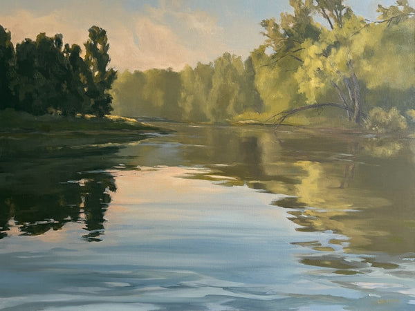 Let The Rivers | 30" h x 40" w - Liza Pruitt