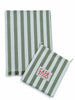 Lido Stripe Cotton Table Runner in Oliva - Liza Pruitt