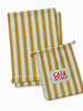 Lido Stripe Table Runner in Sole - Liza Pruitt