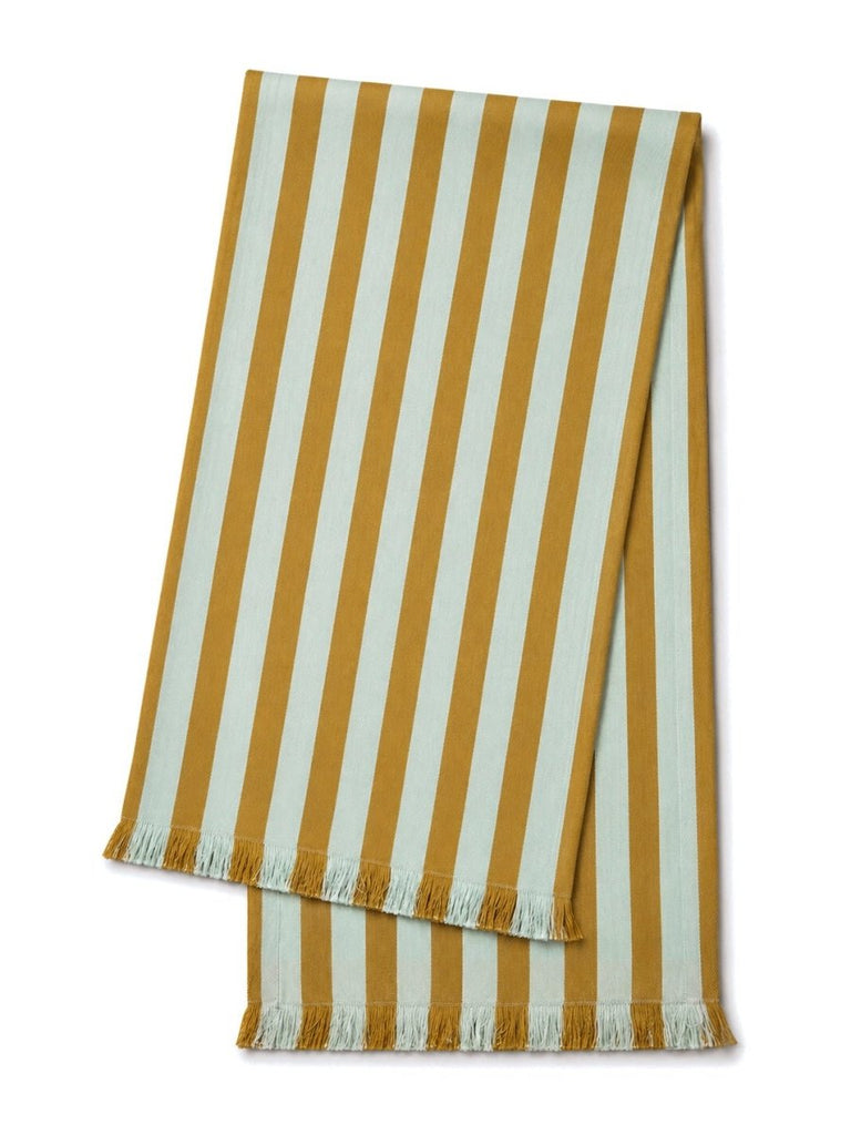 Lido Stripe Table Runner in Sole - Liza Pruitt
