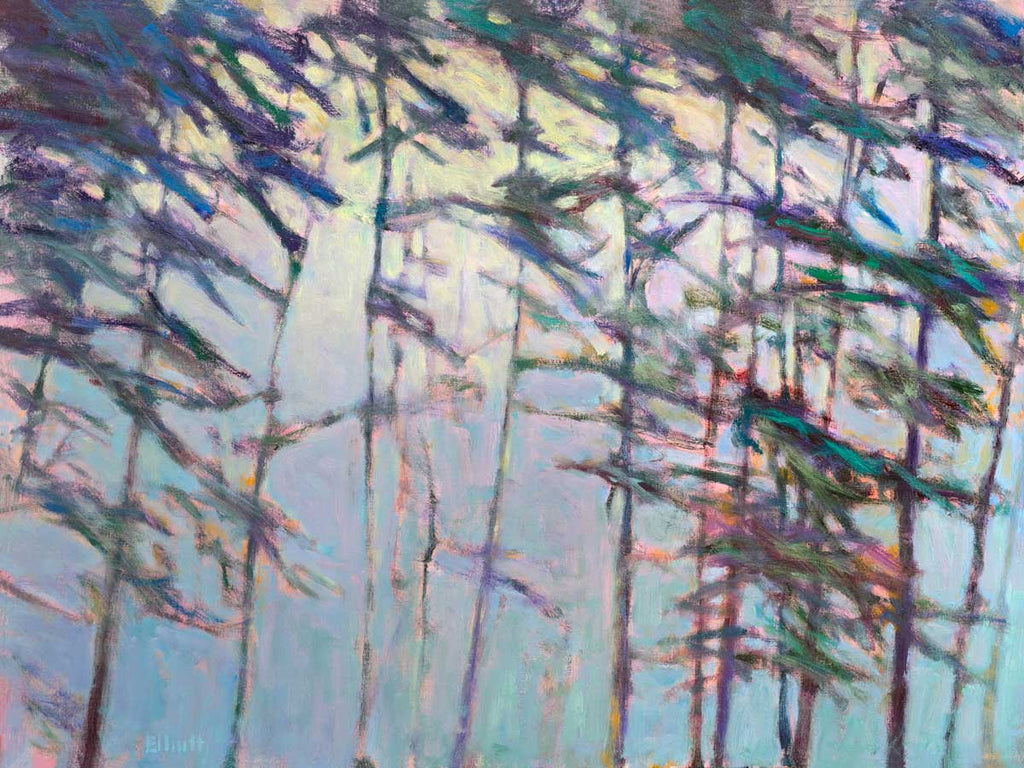 Light Emerging - Diffused Blue - Limited Edition Canvas Print - Liza Pruitt