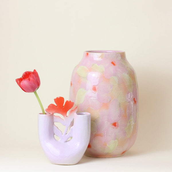 Lilac Double Vase II | 6" h x 4.5" w - Liza Pruitt