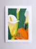 Lillies Blooming in Istanbul | 7" h x 5” w | Unframed - Liza Pruitt