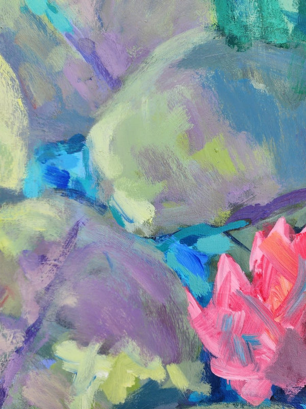 Lily Pads | 48" h x 60" w - Liza Pruitt