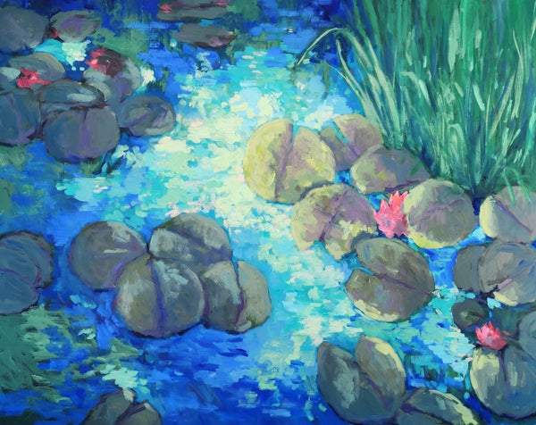 Lily Pads | 48" h x 60" w - Liza Pruitt