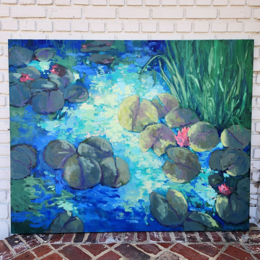 Lily Pads | 48" h x 60" w - Liza Pruitt