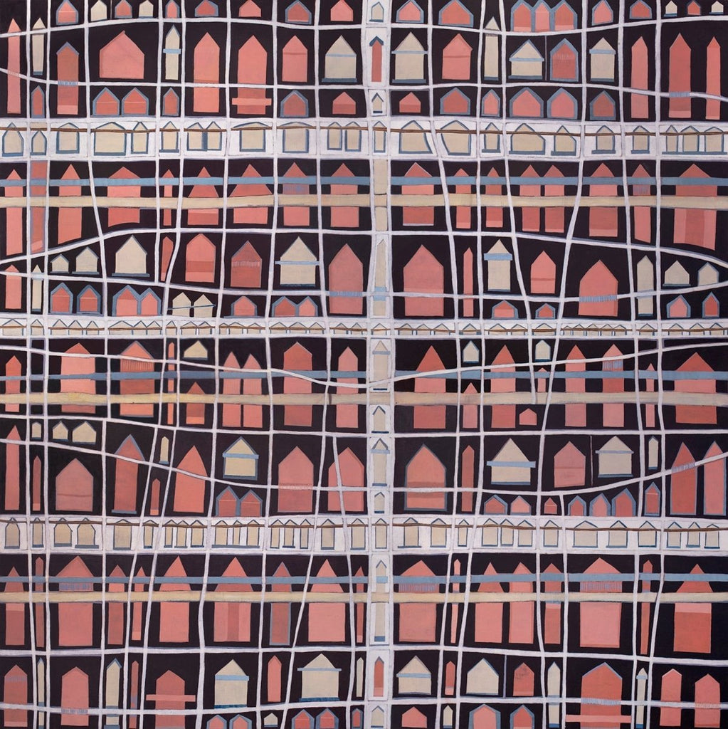 Little Pink Huts - Open Edition Canvas Print - Liza Pruitt