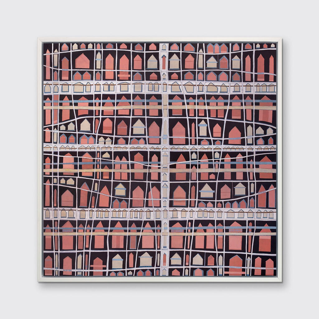 Little Pink Huts - Open Edition Canvas Print - Liza Pruitt
