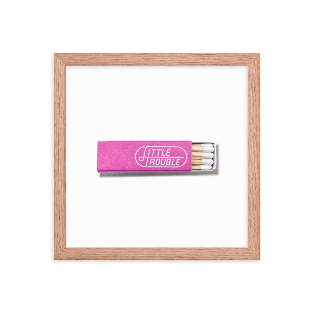 Little Trouble Framed Print - Liza Pruitt