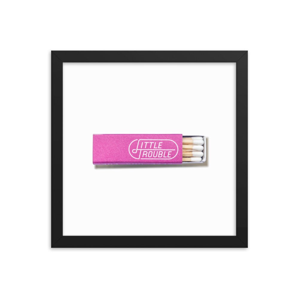 Little Trouble Framed Print - Liza Pruitt