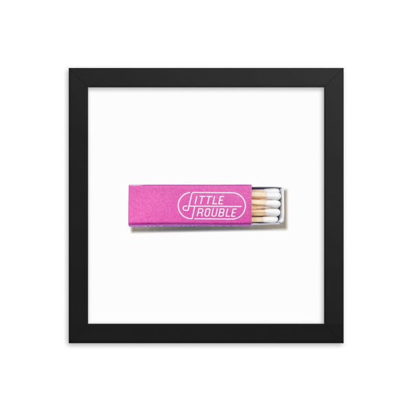Little Trouble Framed Print - Liza Pruitt