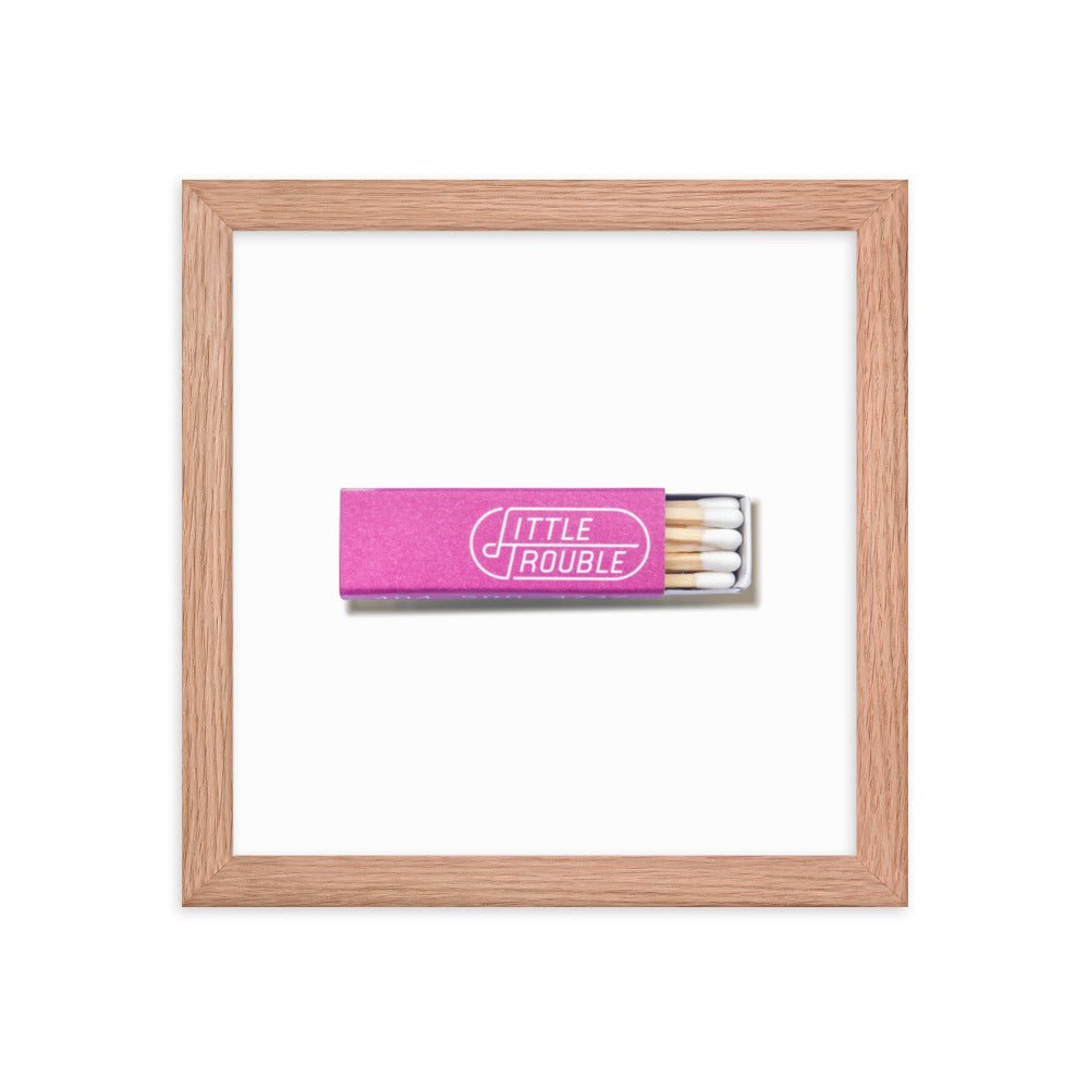 Little Trouble Framed Print - Liza Pruitt