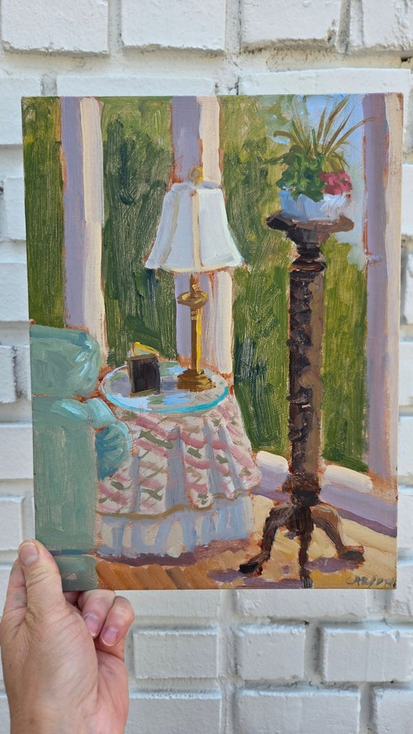 Living Room Light | 12" h x 9" w - Liza Pruitt