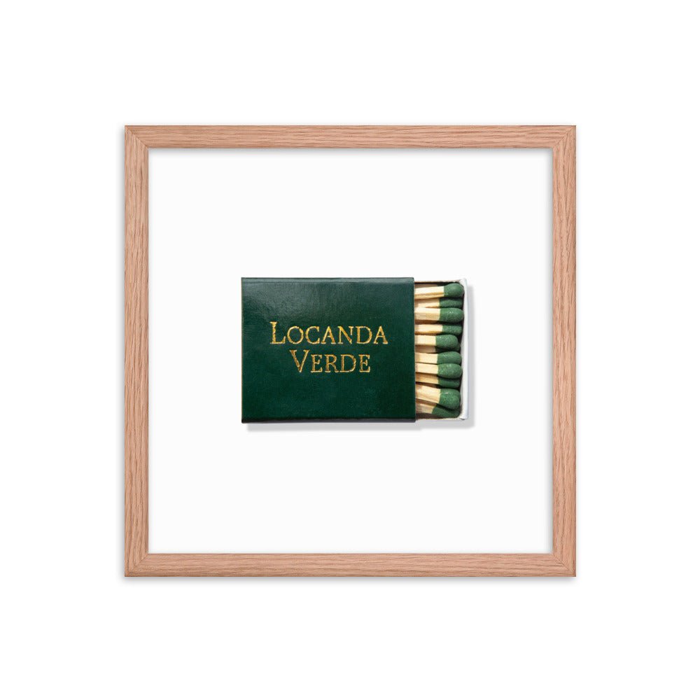 Locanda Verde Framed Print - Liza Pruitt