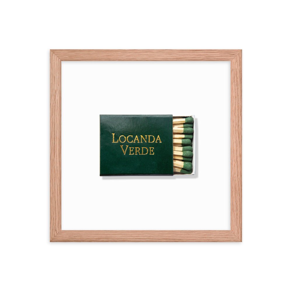 Locanda Verde Framed Print - Liza Pruitt