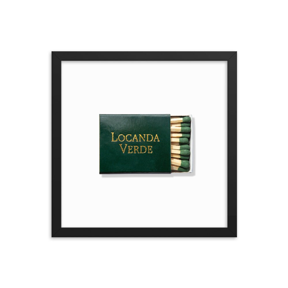 Locanda Verde Framed Print - Liza Pruitt