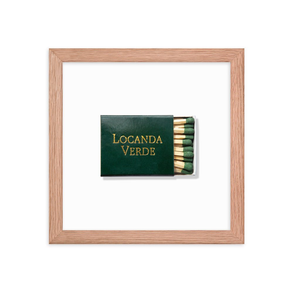 Locanda Verde Framed Print - Liza Pruitt