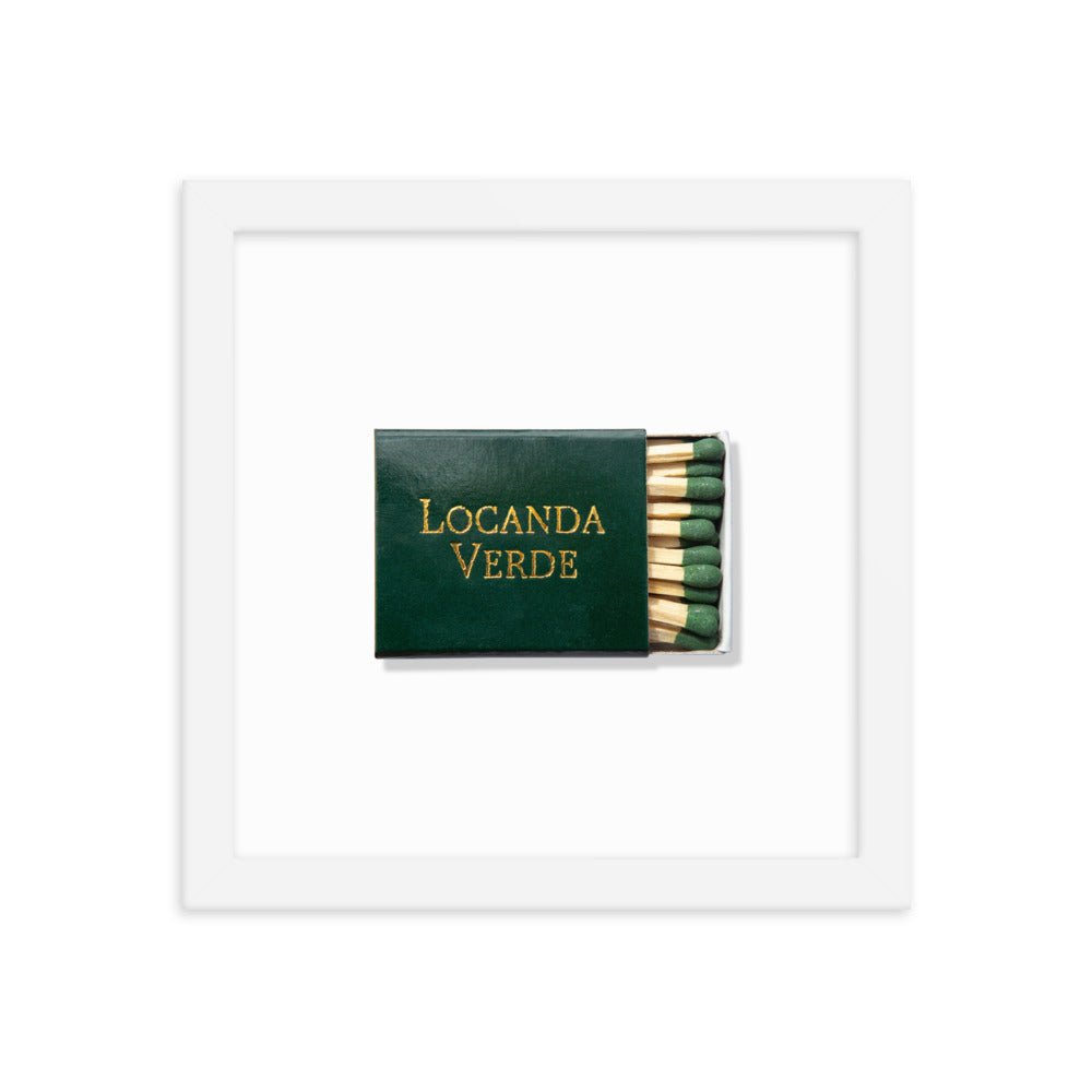 Locanda Verde Framed Print - Liza Pruitt