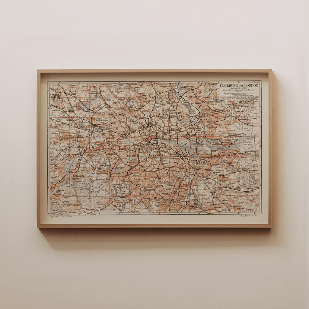 London - Vintage Map - Liza Pruitt