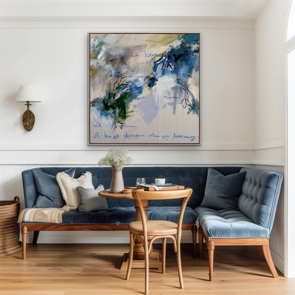 Look Away | 48" h x 48" w - Liza Pruitt