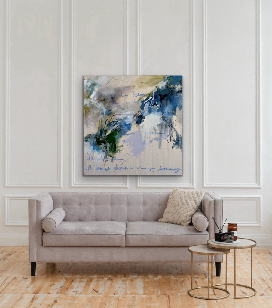 Look Away | 48" h x 48" w - Liza Pruitt