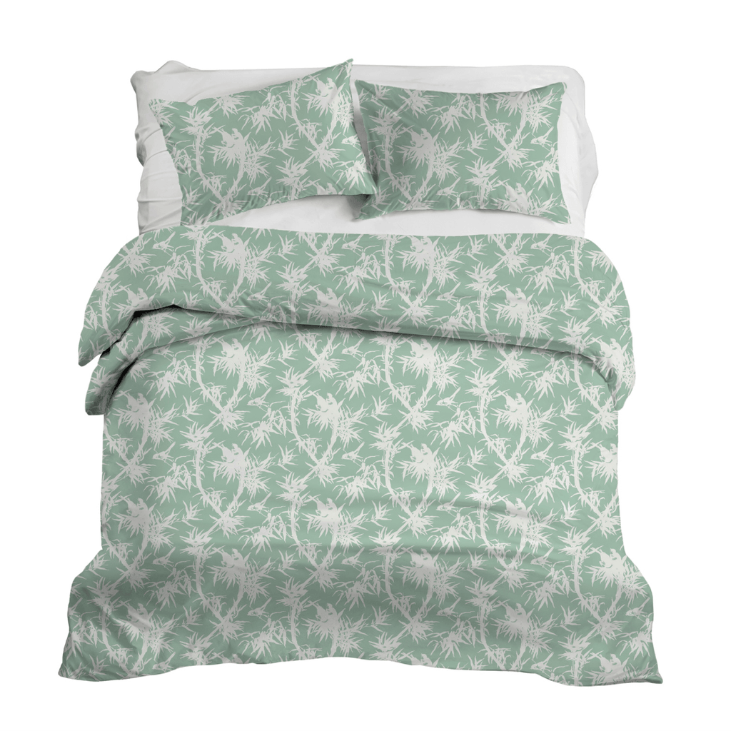 Louise in Seafoam Duvet Cover - Liza Pruitt
