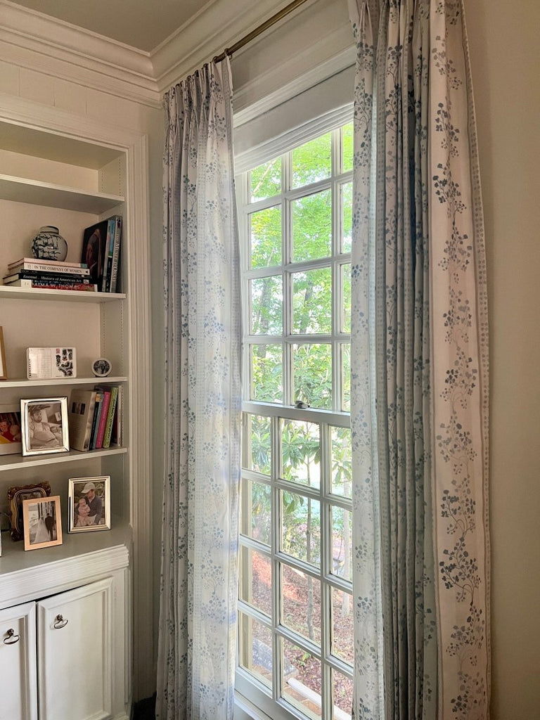 Love Fern Fabric- Blue Stripe - Liza Pruitt
