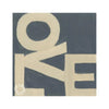 LOVE Square© Print - Cream and Black - Liza Pruitt