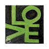LOVE Square© Print - Kelly Green and Black - Liza Pruitt