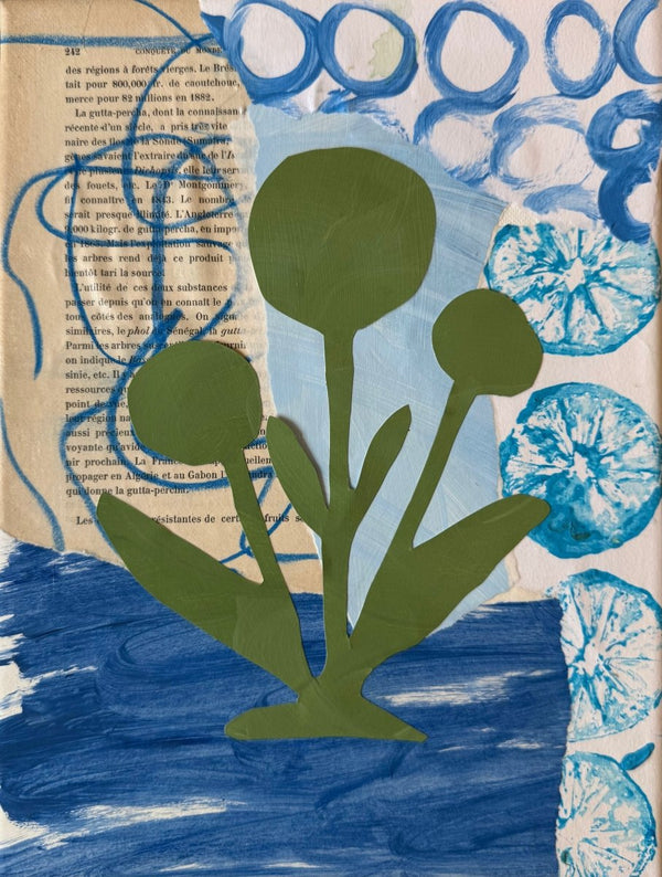 Lucky Blue | 12" h x 9" w - Liza Pruitt