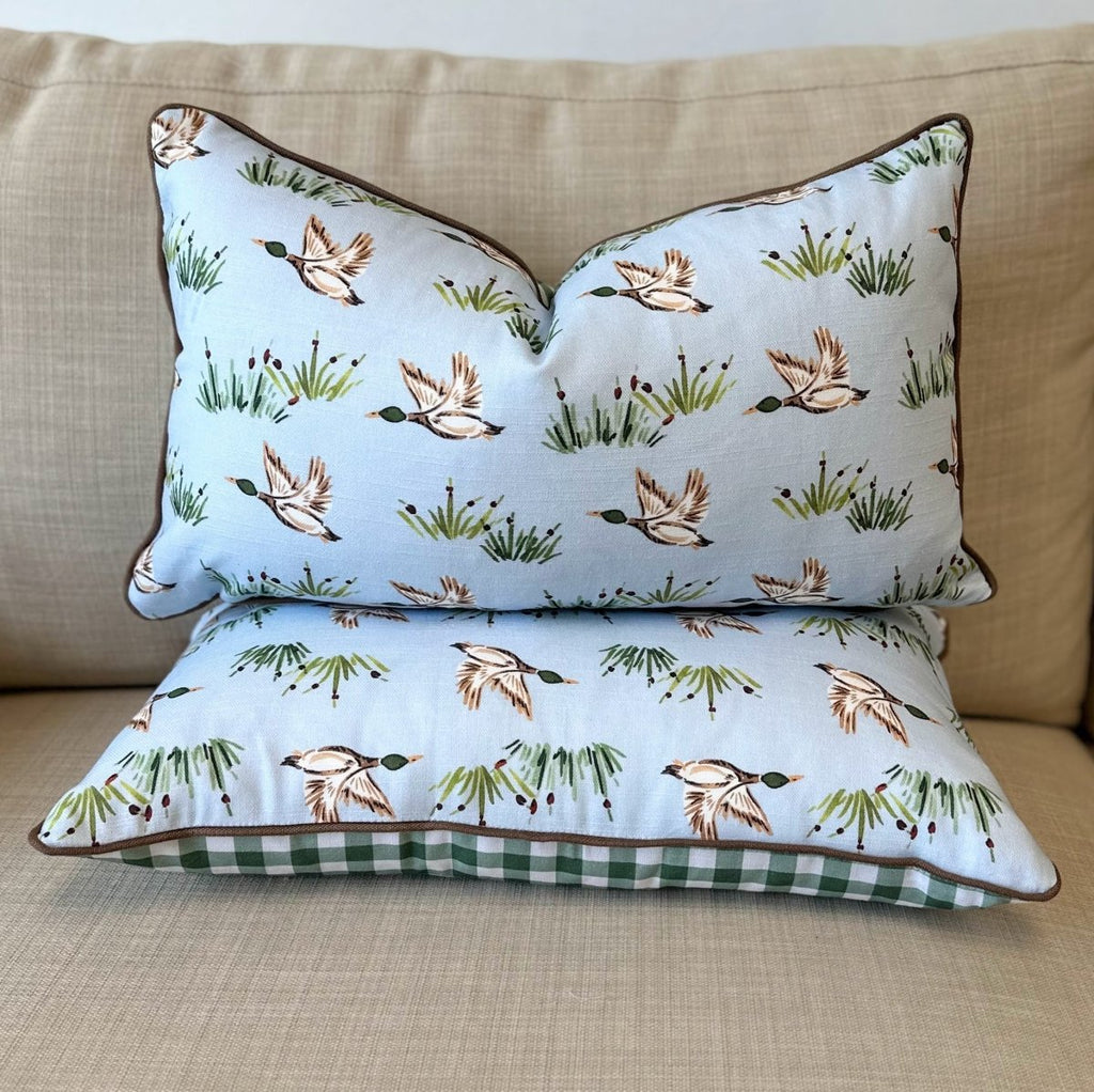 Mac in Sky Blue by Camilla Moss Pillow Cover - Liza Pruitt