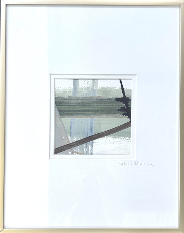 Mad For Plaid Sage I | 14" h x 11" w | Framed - Liza Pruitt
