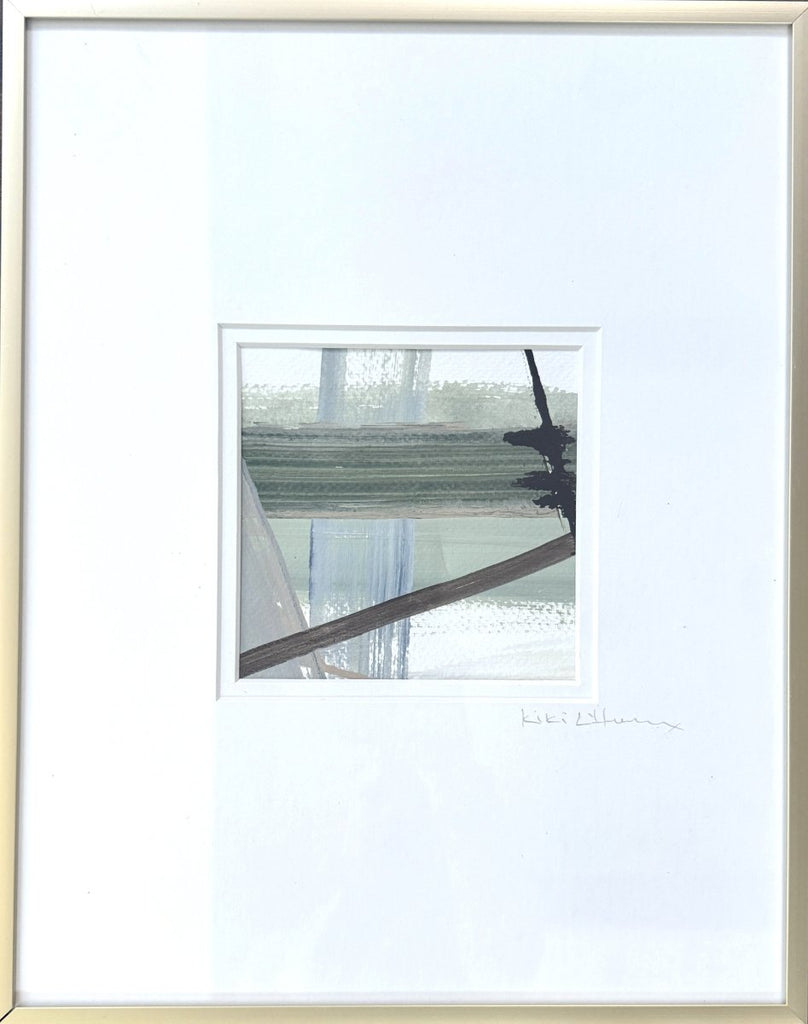 Mad For Plaid Sage I | 14" h x 11" w | Framed - Liza Pruitt