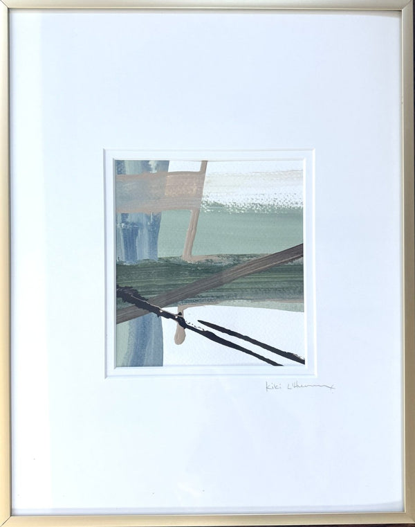 Mad For Plaid Sage IX | 14" h x 11" w | Framed - Liza Pruitt