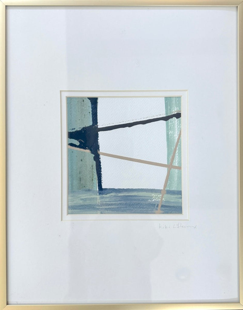 Mad For Plaid Sage V | 14" h x 11" w | Framed - Liza Pruitt