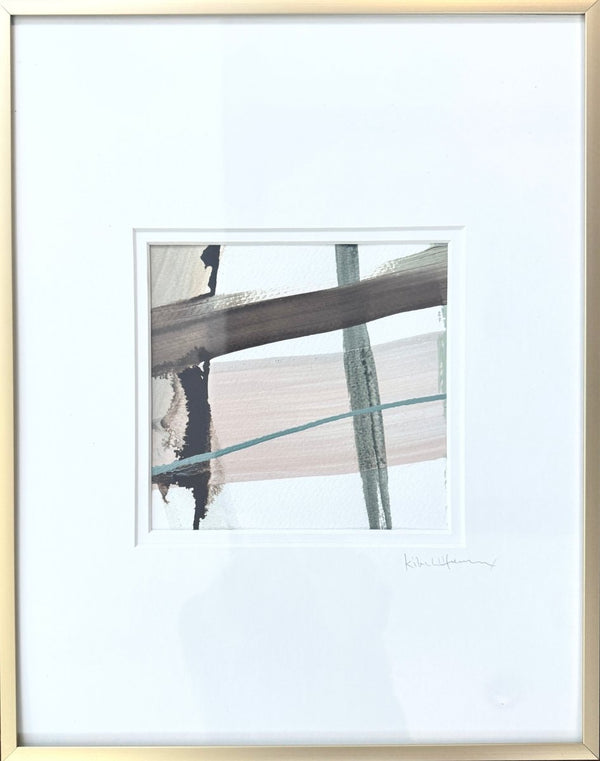 Mad For Plaid Sage VIII | 14" h x 11" w | Framed - Liza Pruitt