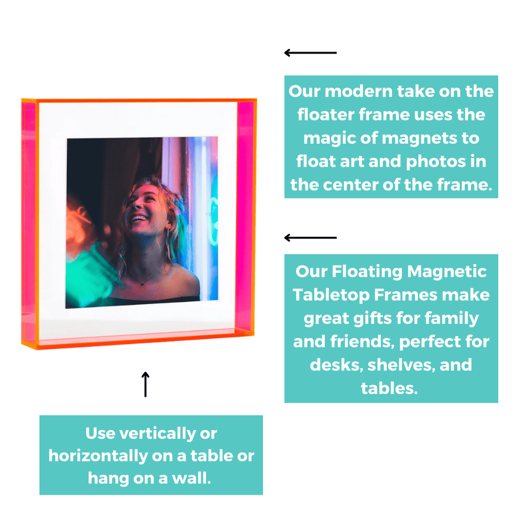 Magnetic Float Frames - Liza Pruitt