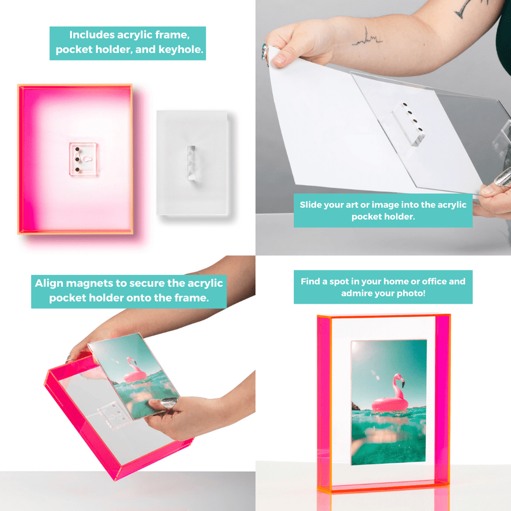 Magnetic Float Frames - Liza Pruitt