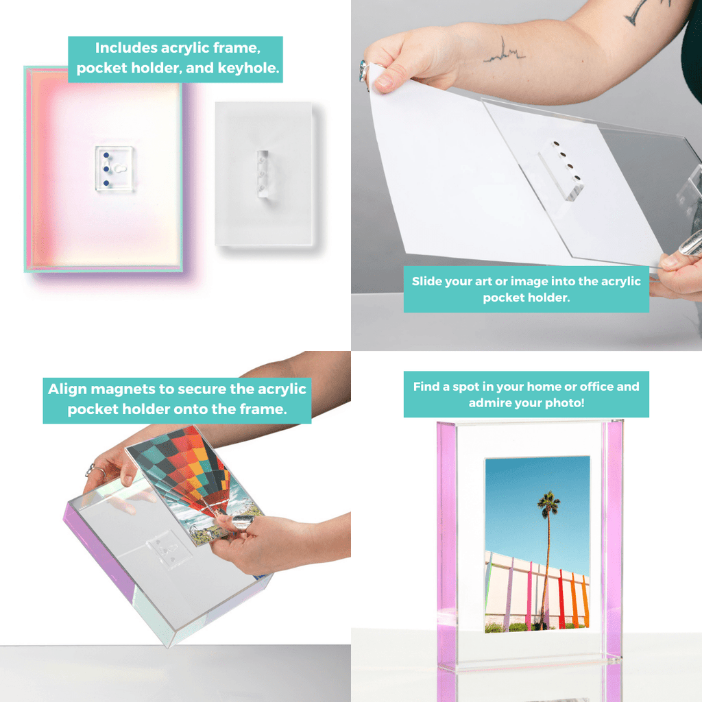 Magnetic Float Frames - Liza Pruitt