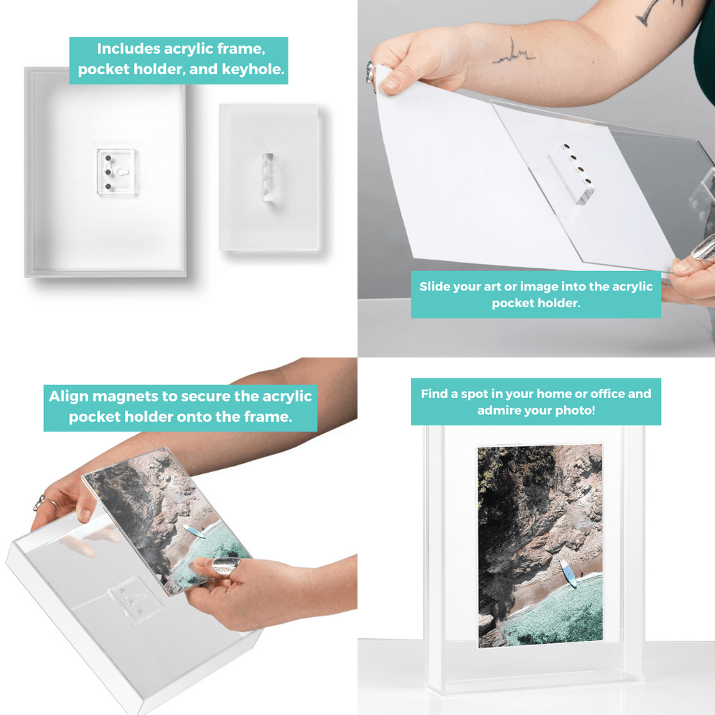 Magnetic Float Frames - Liza Pruitt