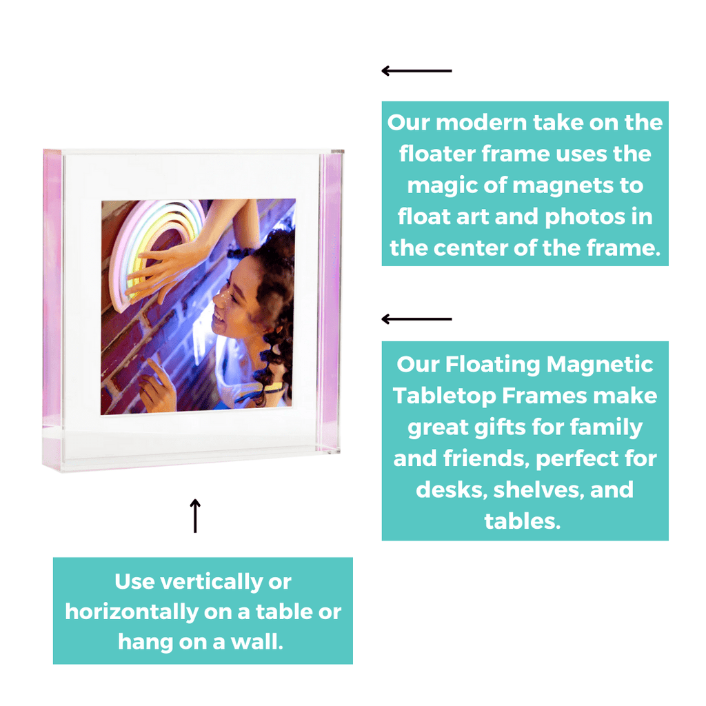 Magnetic Float Frames - Liza Pruitt